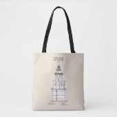 Sabine Bank Lighthouse - Texas - SBD Tasche (Vorderseite)