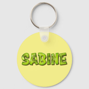 Sabine Name Kiwi Design Schlüsselger Schlüsselanhänger