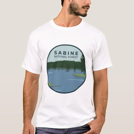 Sabine National Forest T-Shirt (Vorderseite)