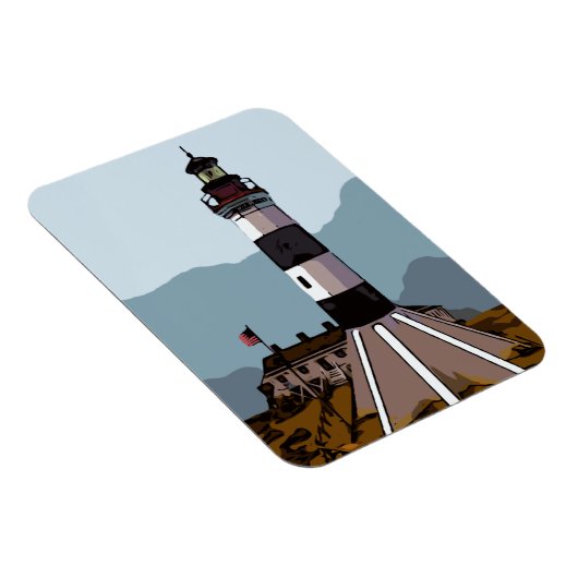 SABINE PASS LIGHTHOUSE MAGNET (Rechte Seite)