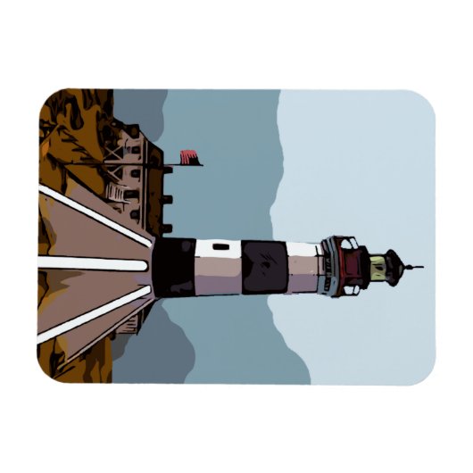 SABINE PASS LIGHTHOUSE MAGNET (Horizontal)