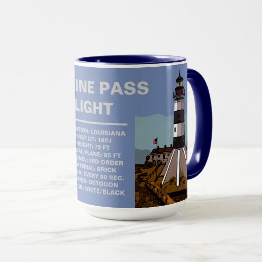 SABINE PASS LIGHTHOUSE TASSE (VorderseiteRechts)