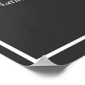 Sabino Canyon Creek Winter Szene Poster (Ecke)