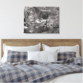 Sabino Canyon Creek Winter Two Panel Leinwand (Insitu (Schlafzimmer))
