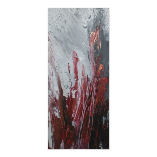 Sabins ROT_einl-karte 10,2 X 23,5 Cm Einladungskarte