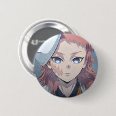 Sabito Brosche aus dem Anime Demon Slayer Button (Vorne & Hinten)