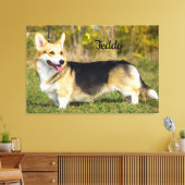 Sable Cardigan Welsh Corgi Dog Leinwanddruck (Insitu (Wohnzimmer))