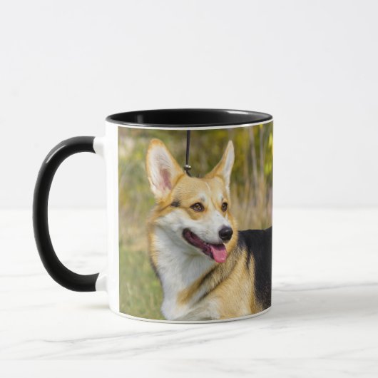 Sable Cardigan Welsh Corgi Dog Tasse (Links)