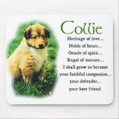 Sable Collie Geschenke Mousepad (Vorne)