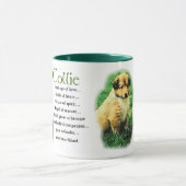 Sable Collie Geschenke Tasse (Zentrum)