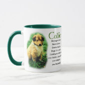 Sable Collie Geschenke Tasse (Links)