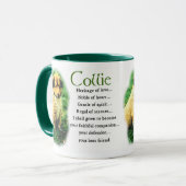 Sable Collie Geschenke Tasse (Vorderseite Links)