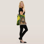 Sable Collie Yellow Primrose Dog Art Tasche (Am Model)