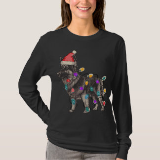 SABLE DEUTSCHE SCHEPHERDE MIT SANTA CLAUS HAT CHRI T-Shirt