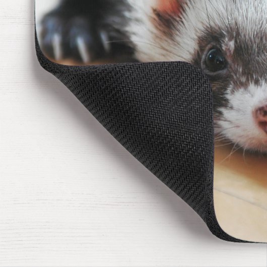 Sable Ferret Mousepad (Ecke)