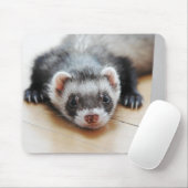 Sable Ferret Mousepad (Mit Mouse)