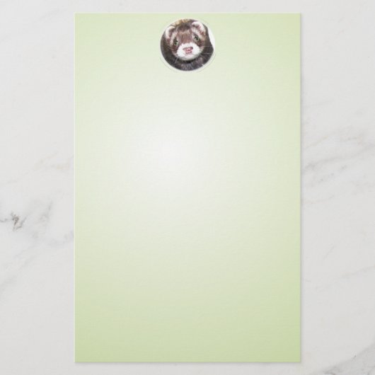 Sable Ferret Picture Briefpapier (Vorderseite)