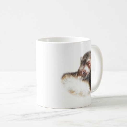 Sable Ferret Picture Kaffeetasse (VorderseiteRechts)