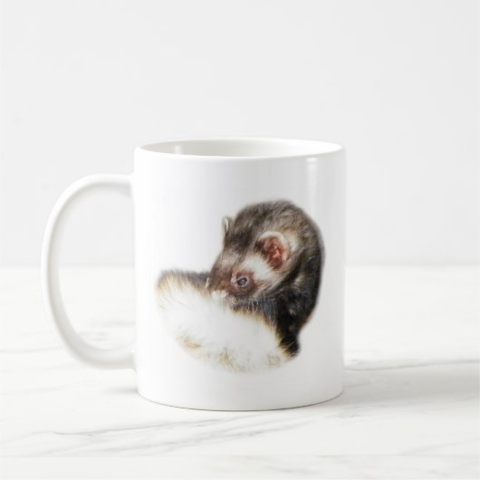 Sable Ferret Picture Kaffeetasse (Links)