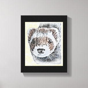 Sable Ferret Picture Leinwanddruck