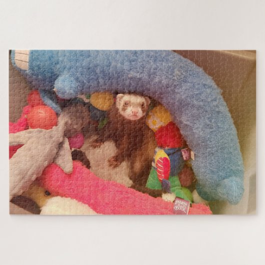 Sable Ferret Toybox Puzzle (Horizontal)