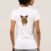 Sable-glatte Collie-Mama T-Shirt (Rückseite)