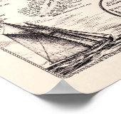 Sable Island Atlantic Graveyard Karte Poster (Ecke)