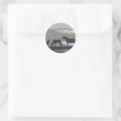 Sable Island Horse Runder Aufkleber (Tasche)