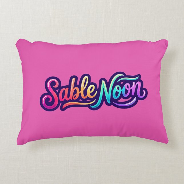 Sable Noon - Basislogo Dekokissen (Vorderseite)