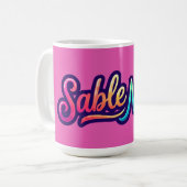 Sable Noon - Basislogo Kaffeetasse (Vorderseite Links)