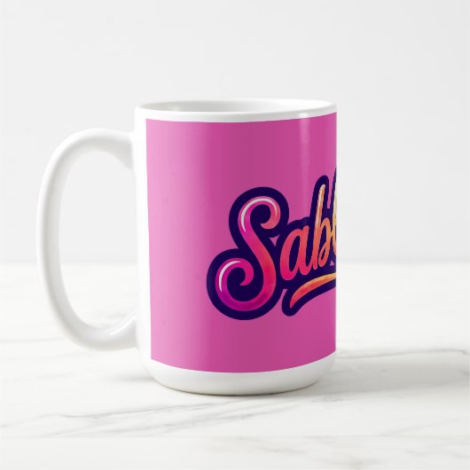 Sable Noon - Basislogo Kaffeetasse (Links)