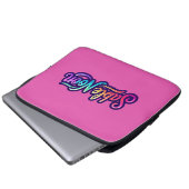Sable Noon - Basislogo Laptopschutzhülle (Vorne Knopf)