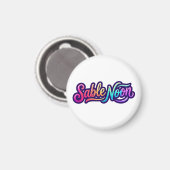 Sable Noon - Basislogo Magnet (Vorderseite/Rückseite)