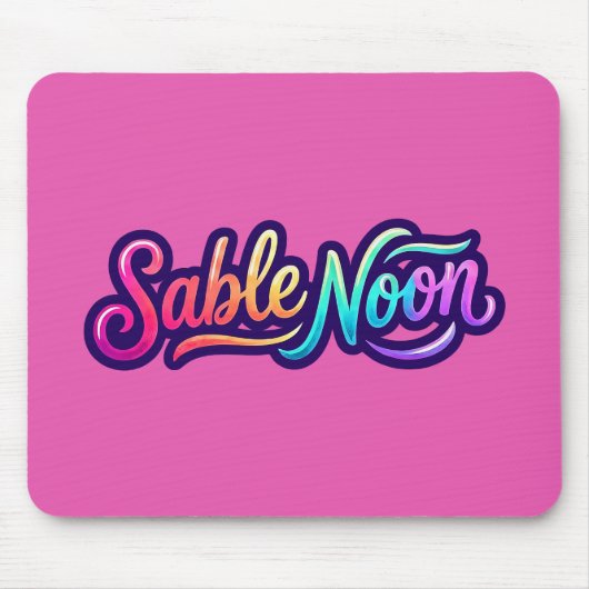 Sable Noon - Basislogo Mousepad (Vorne)