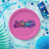Sable Noon - Basislogo Pappteller (Party)
