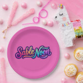 Sable Noon - Basislogo Pappteller (Party)