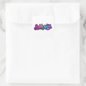 Sable Noon - Basislogo Quadratischer Aufkleber (Tasche)