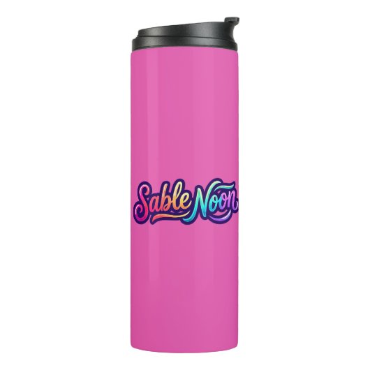 Sable Noon - Basislogo Thermosbecher (Nach links gedreht)