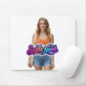Sable Noon Beauty Pose #1 Mousepad (Mit Mouse)