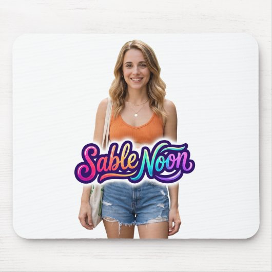 Sable Noon Beauty Pose #1 Mousepad (Vorne)