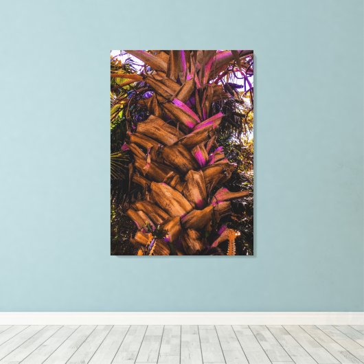 Sable Palm Trunk Leinwanddruck (Insitu (Holzboden))