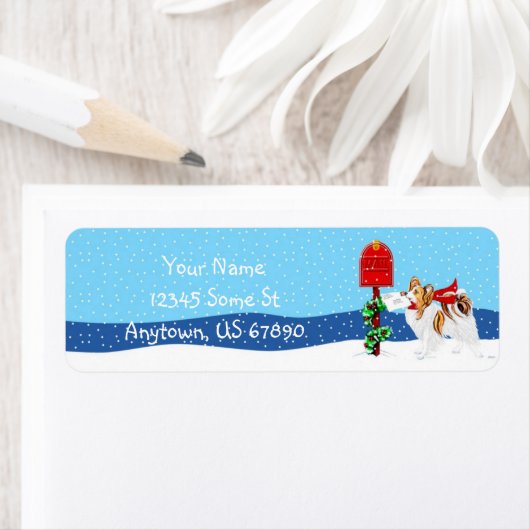 Sable Papillon Christmas Mail (Insitu)