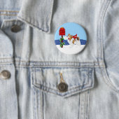 Sable Papillon Christmas Mail Button (Beispiel)