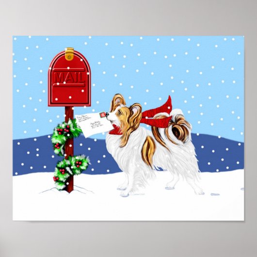Sable Papillon Christmas Mail Poster (Vorne)