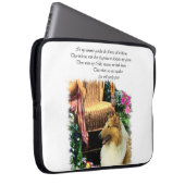 Sable Rough Collie Art Geschenke Laptopschutzhülle (Vorne Rechts)