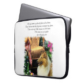 Sable Rough Collie Art Geschenke Laptopschutzhülle (Vorderseite Links)