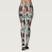 Sable Rough Collie Christmas Leggings (Rückseite)