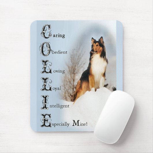 Sable Rough Collie Geschenke Mousepad (Mit Mouse)