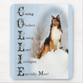 Sable Rough Collie Geschenke Mousepad (Vorne)