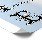 Sable Rough Collie Geschenke Poster (Ecke)